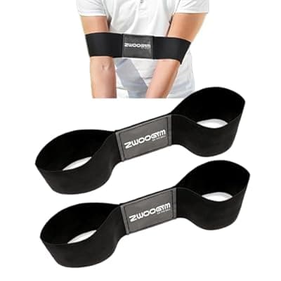 ZWOOGYM Golf Swing Correcting Arm Band, Swing Trainer Aid，Golf Trainer for Right & Left-Handed Players
