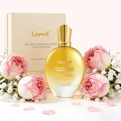 [EASYWELL] EASYWELL Leave In Conditioner Spray, Hair Perfume for Women, Hair Spray Women with Vitamin B5, Floral, Osmanthus Aroma, Violet Vanilla Orchid, 2.5 Fl Oz