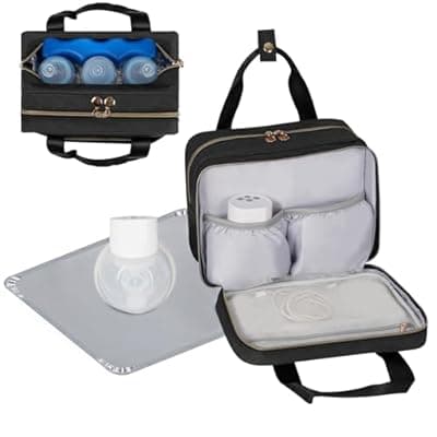 [PHOEBUS BABY] PHOEBUS BABY Wearable Breast Pump Bag for Working Moms, Breastmilk Cooler Travel Bag, Portable Pumping Carrying Case for Office & On-the-Go