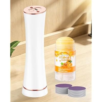 [Incamity] Electric Foot Callus Remover, 3-Speed Rechargeable Cordless Electronic Foot File with Moisturizing Balm, Electric Callus Remover Kit for Dead Skin, Birthday & Mothers Day Gifts for Women Mom