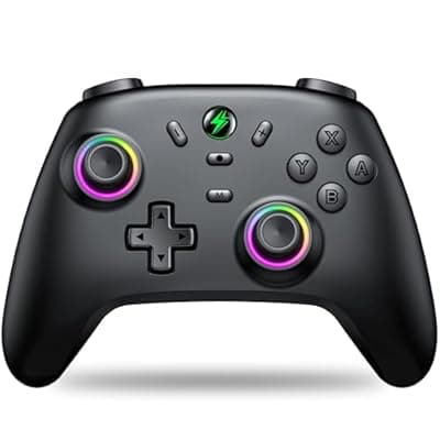 [Svetaecho] Svetaecho Wireless Switch 2 Pro Controller for Nintendo Switch/OLED/Lite - Hall Effect Joysticks, Linear Hall Trigger Triggers, RGB, Also for iOS/Android, Wired PC Gaming