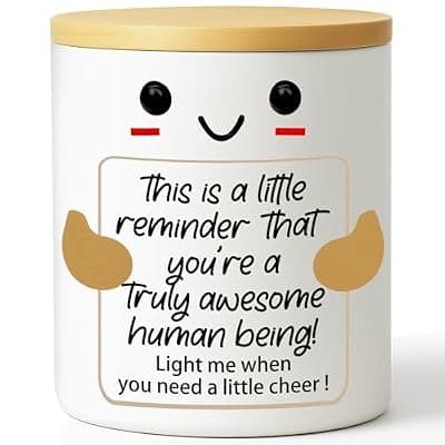 [OCCdesign] Funny Inspirational Gift for Women Men Candle Positive Affirmation Self-Care Candles for Friend, Coworker, Emotional Support Candle for Stress Relief, Anxiety, Birthday, Valentines, Cheer Up Candles