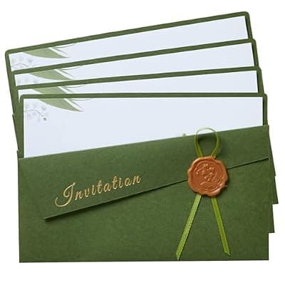 [DuiaRiu] DuiaRiu 20 PCS Collections Invitations with Envelopes for All Occasions,4.92 x 7.28 inches, Perfect for Weddings,Invitation Cards,Birthday Greeting Invite (Invitation)