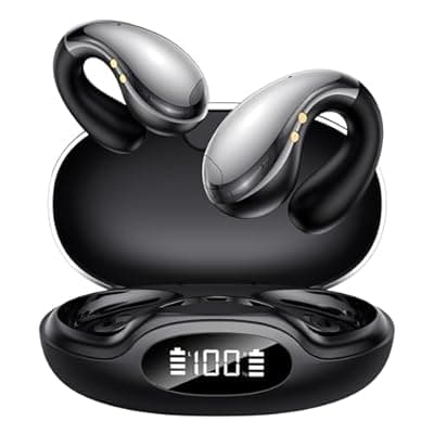 [EEXXYZ] EEXXYZ 2026 Ultra Open Ear Earbud AI Translation Earbuds Real Time Clip on Earbuds with AI Assistant Audifonos Traductores Inglés Español Bone Conduction Headphones for Travel Business & Video Calls