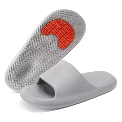 Maibloln Anti-Slip Shower Slippers Quick-Dry Comfortable House Sandals Lightweight Bathroom Shoes with Non-Slip Tread for Indoor Bathroom Dorm Pool Swimming Beach