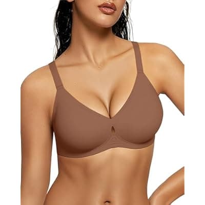 [LetsJoli] LetsJoli Wireless Bras for Women No Underwire Jelly Bras Seamless Push Up Full Coverage Bralettes Comfortable Everyday Bra
