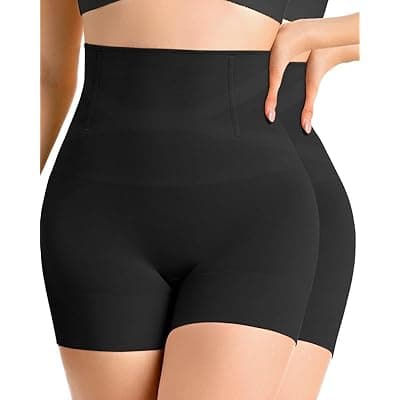 [ForeverShaper] ForeverShaper Shapewear for Women Tummy Control High Waist Body Shaper Thigh Slimmer Butt Lifter Shapewear Shorts Under Dress