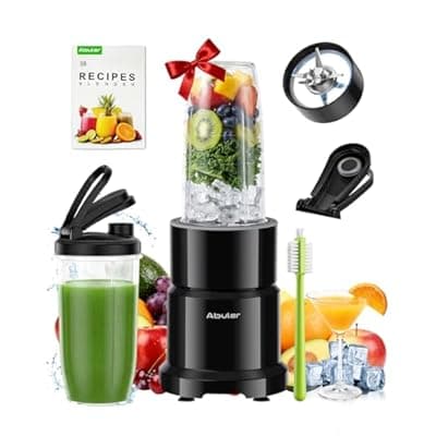 [Abuler] Blender for Smoothie, Abuler 1200W Personal Blender for Shake and Smoothies for Kitchen with 2 No-BPA 20oz Portable Cups, Single Serve Smoothies Maker Mixer for Juices, Nutritious Recipe