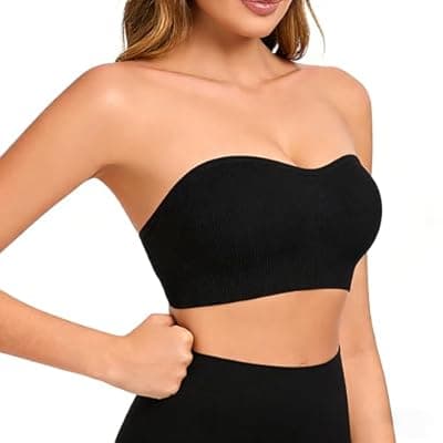 [Finduself] Finduself Strapless Bras for Women Including Clear Straps