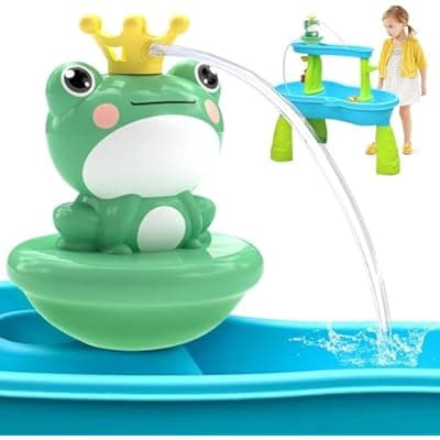 [weirtoya] weirtoya Water Table Pump for Toddlers, 2026 Battery Powered Pump for Water Table Cordless Work Splash Toys Kids Toddler Summer Outddor Toy