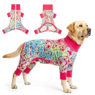 [SyChien] Sychien Dog Sun Shirt Breathable UV Protection Summer Pet Apparel Quick Dry Lightweight Stretchy Soft Dogs Cooling Vest for Small Medium Large Dogs, Mixed Color, L