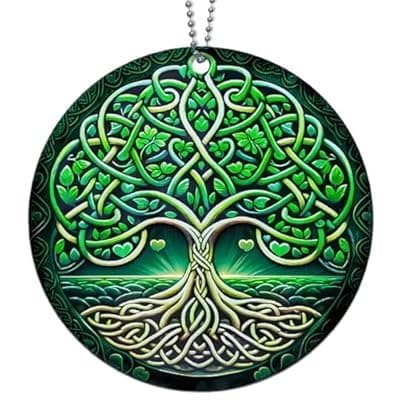 [JZILU] Tree of Life Ornament, Ornaments for Christmas Tree, Acrylic Holiday Keepsake, Unique Christmas Ornaments Gift Exchange, Funny Xmas Ornament