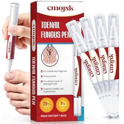 [Cmojsk] Toenail Fungus Treatment Extra Strength - Toenail Fungus Pen for Fungus Nail Treatment, Treatment with Extra Strength for Nail Fungus, for Toe Nail Fungus-0.64Fl Oz