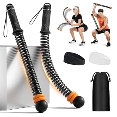 [EPOGG] Ropeless Battle Ropes, Adjustable Weights Cordless Battle Ropes for Home Gym with Headbands, Portable Workout Workout Equipment for Small Spaces, Strength, HIIT and Low-Impact Cardio for Men & Women