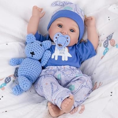 [Aori 2.0] Aori 2.0 Lifelike Reborn Baby Dolls - 18 Inch Cute Realistic Silicone Baby Girl Doll,Real Life Baby Dolls Newborn for 3+ Years Old Kids Gifts