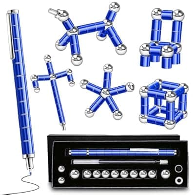 [TYJHAFN] Magnetic Fidget Pen Gifts for Teens - Birthday Gifts for Men,Father, Adults, Office Desk Accessories ADHD Anxiety Relief Desk Toys for Office Workers Cool Gadget Stuff for 14 15 16 17 18 Year Old Boy