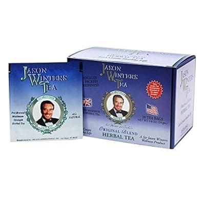 [Jason Winters] Jason Winters Original Blend Tea Bags with Sage, Herbal Tea, Sage Blend, 20 Count