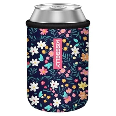 [KISSBELLY] Can Cooler Sleeve, Insulated Neoprene Can Sleeve Cover Reusable Can Drink Sleeve Holder for Beverages Cans Bottles BBQs Decor Party Favors
