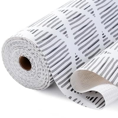 [CLENAT] CLENAT Drawer and Shelf Liner for Kitchen Cabinets, Non-Adhesive Strong Grip Thickened Cabinet Liners for Shelves, Non-Slip Mats Shelving Paper Protect Cupboard, Dresser, Pantry | Gray, 11.8" x 10FT