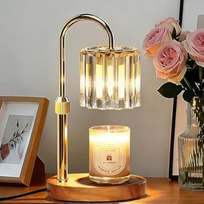 [Lukasa] Lukasa Candle Warmer Lamp, with Timer Dimmer Adjustable Height, Home Decor, Room Decor, Wax Melt Warmer for Candles, Gifts for Mom, Mothers Day Gifts, Birthday Gifts for Women