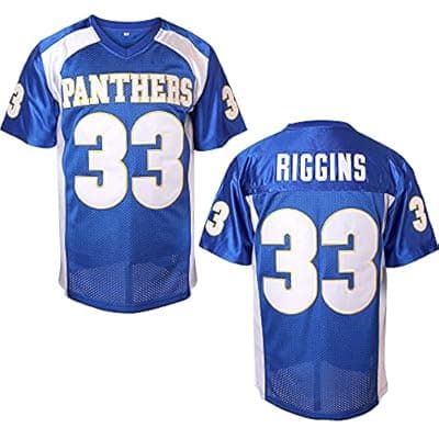 [MESOSPERO] Tim Riggins Jersey 33 Friday Night Lights High School Football Jersey for Men Stitched Blue S-3XL