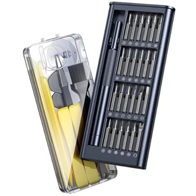 [AXTH] AXTH 25in1 Pro Small Precision Screwdriver Set, [S2 Steel] Magnetic Mini Tool Kit for DIY Enthusiasts, Digital Repair Technicians, Electronics Hobbyists, Phone, Computer, Watch, Laptop, Macbook