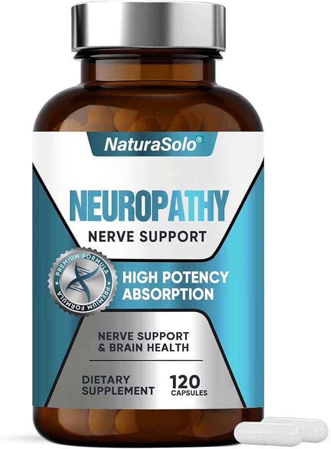 [NaturaSolo] Save 35.0% on sNerve Savior for Neuropathy, Nerve Savior 600mg Alpha Lipoic Acid - Targeted Relief for Peripheral Neuropathy in Hands & Feet, Fortify Nerve Health, 120 Capsule